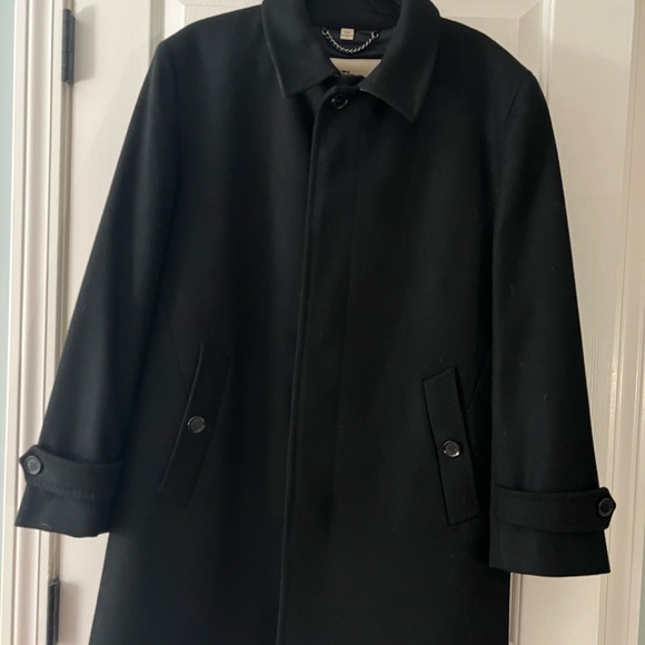 Mens Burberry Wool Coat - Picture 5 of 15